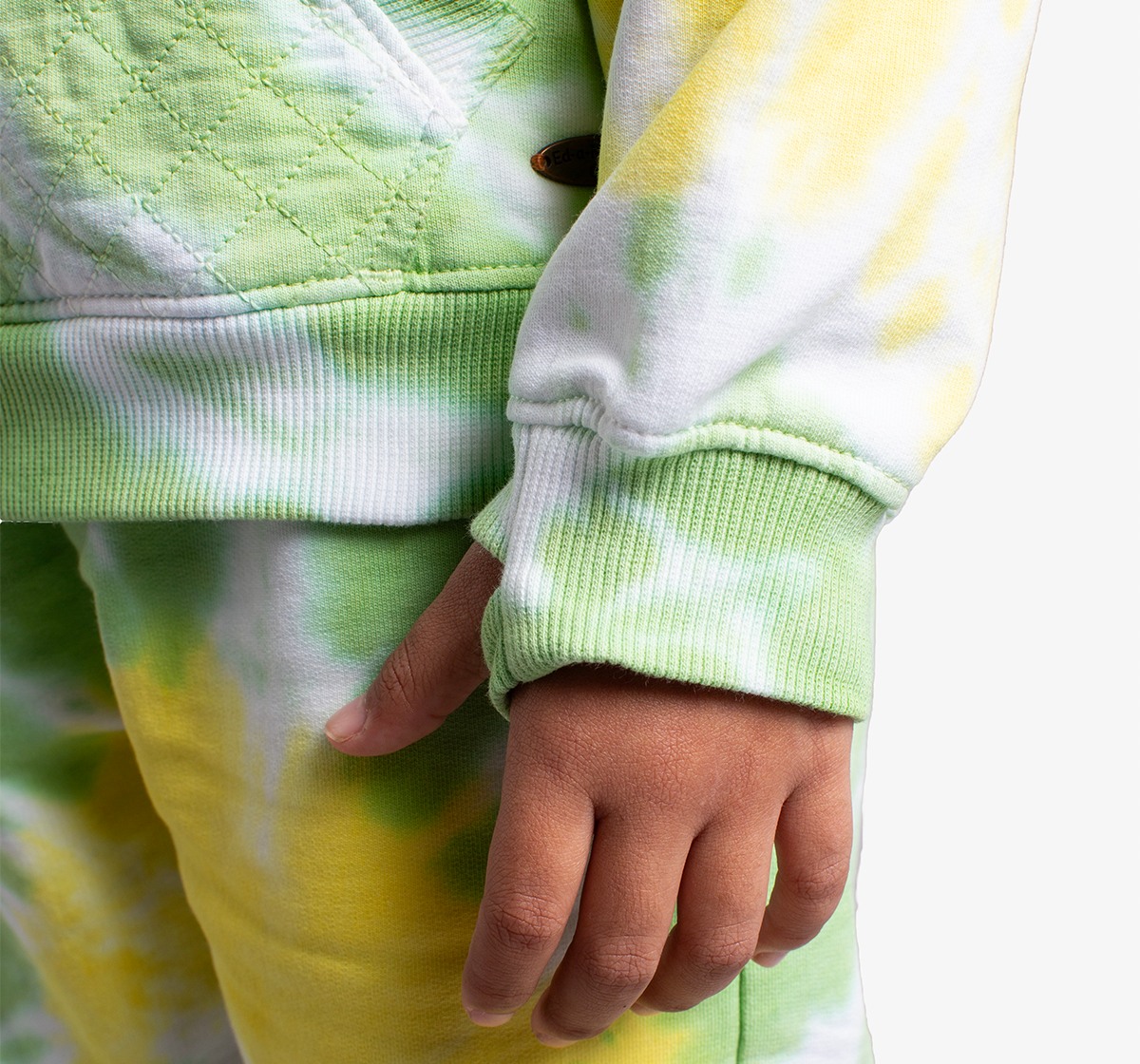 Ed-A-Mamma Boys Sweatshirt & Jogger Tie Dye Co-Ord Set - Green