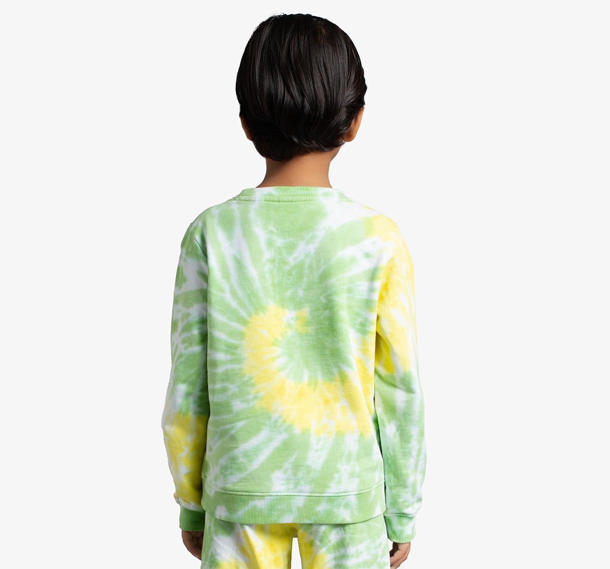Ed-A-Mamma Boys Sweatshirt & Jogger Tie Dye Co-Ord Set - Green