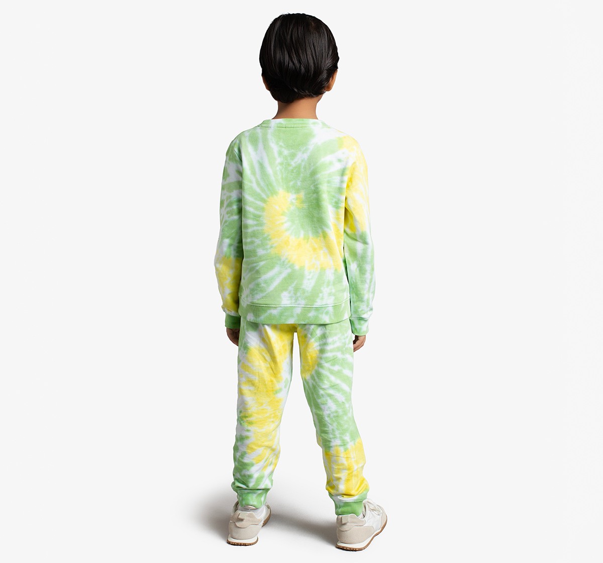 Ed-A-Mamma Boys Sweatshirt & Jogger Tie Dye Co-Ord Set - Green