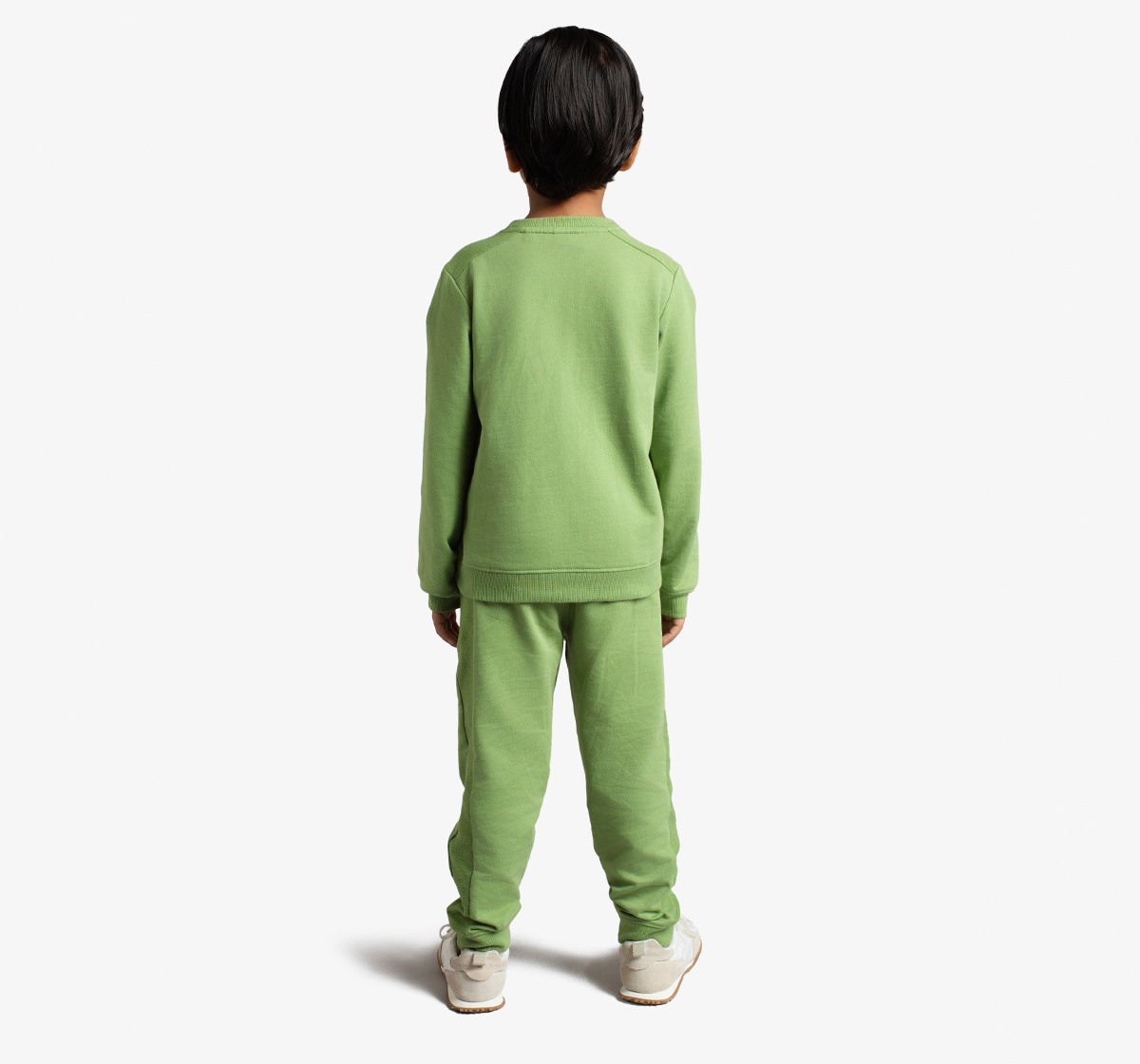 Ed-A-Mamma Boys Embroidered Sweatshirt & Jogger Co-Ord Set - Olive
