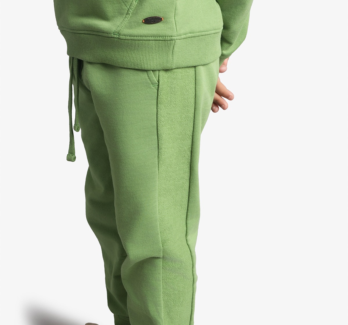 Ed-A-Mamma Boys Embroidered Sweatshirt & Jogger Co-Ord Set - Olive