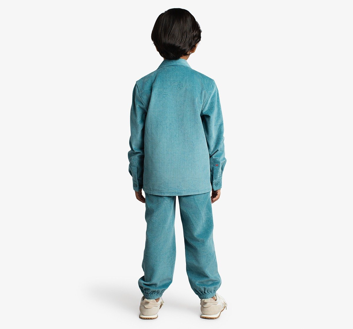 Boys Corduroy Shirt And Jogger Co-Ord Set