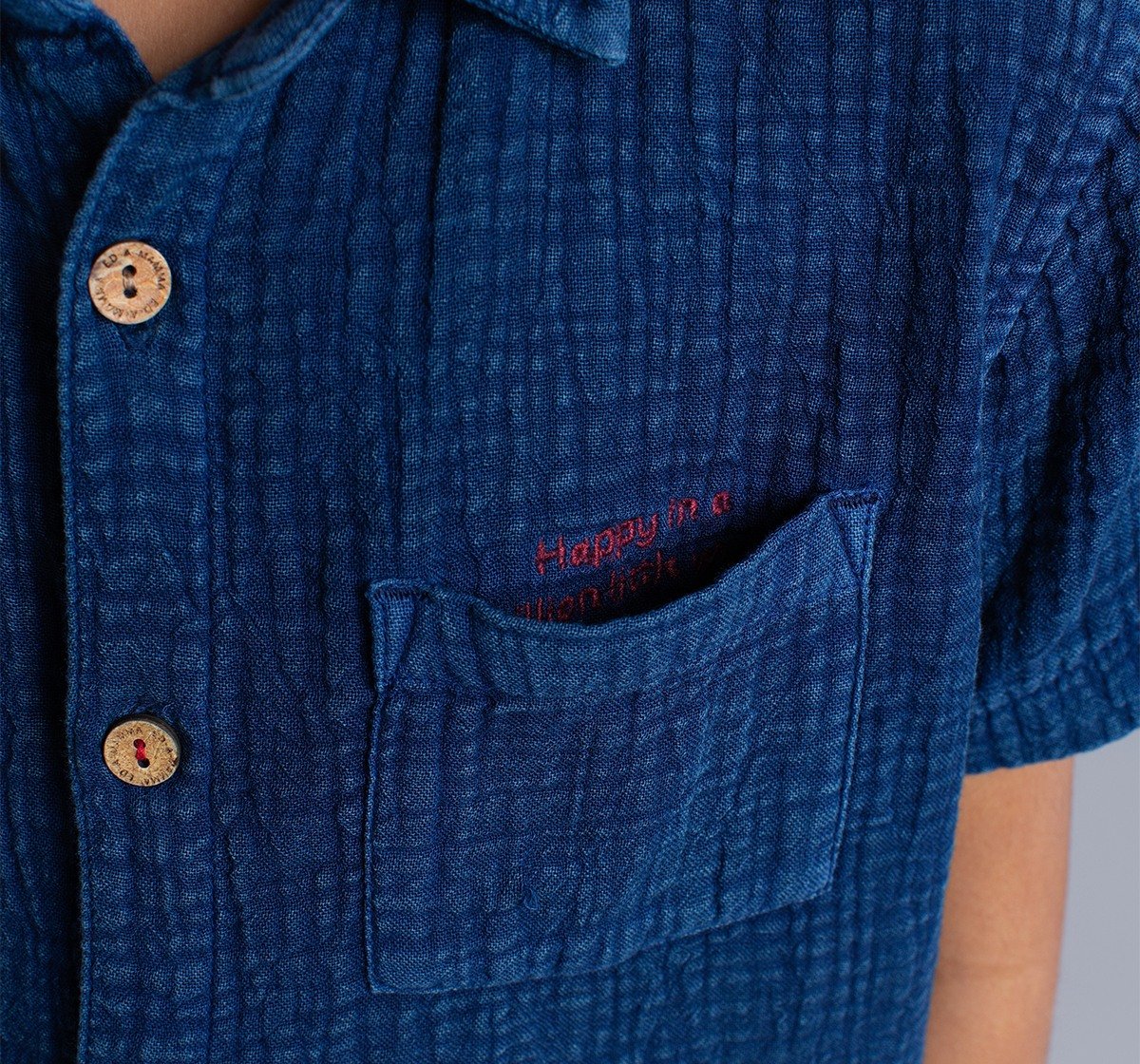 Boys Shirt & Pant Double Cloth Co-Ordinate Set