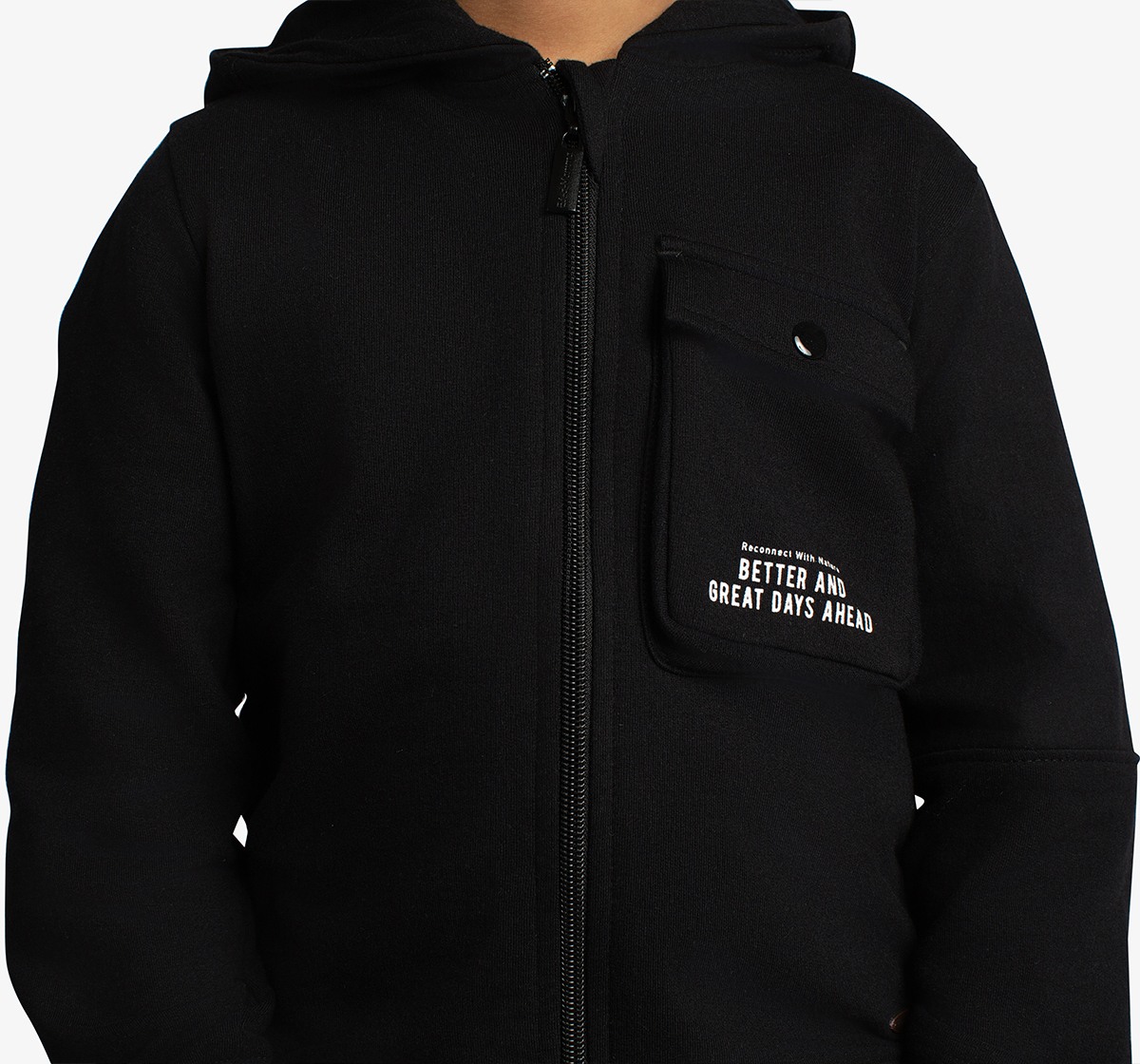 Boys Printed Hooded Sweatshirt And Jogger Co-Ord Set