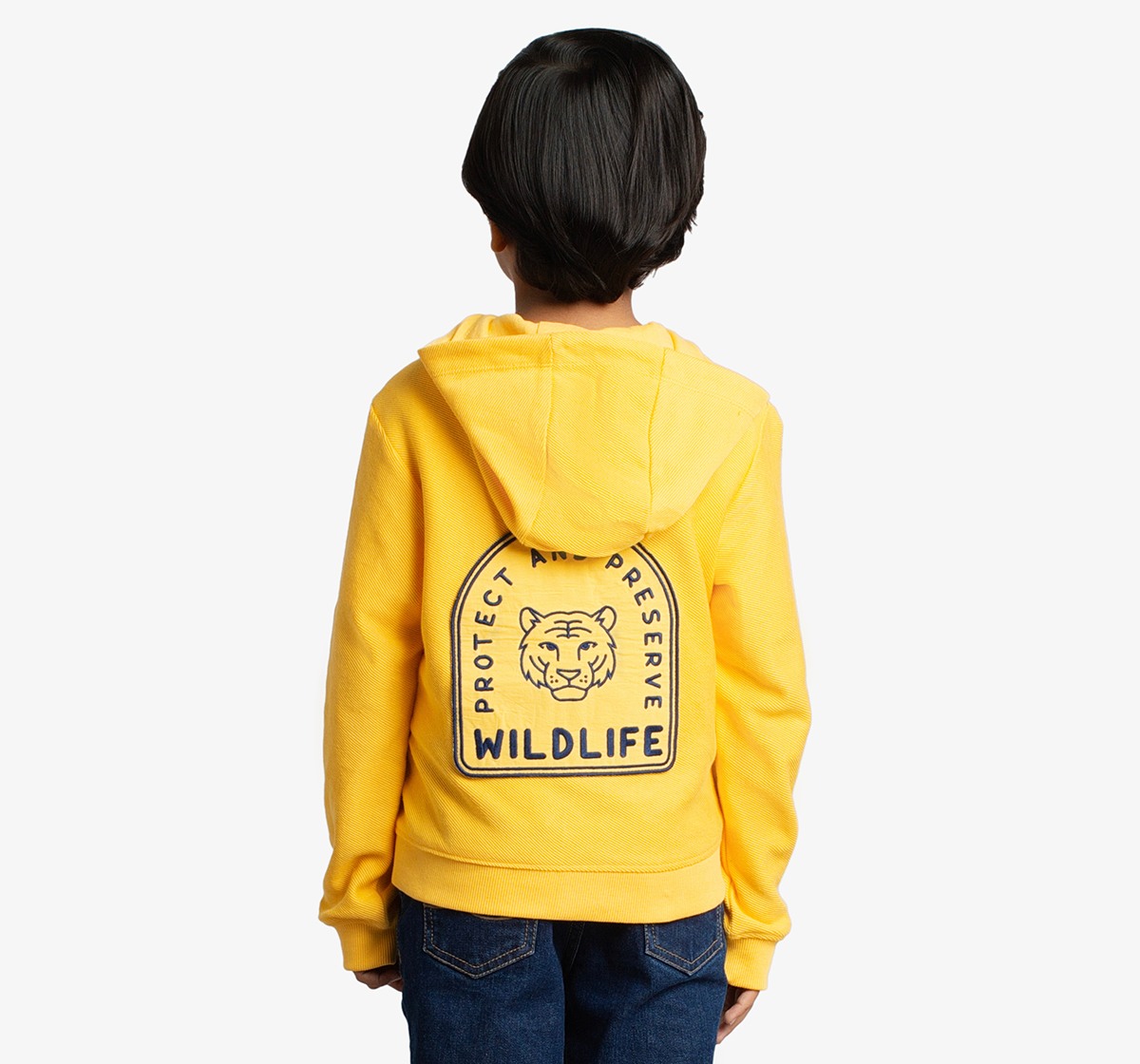 Boys Printed Hooded Jacket