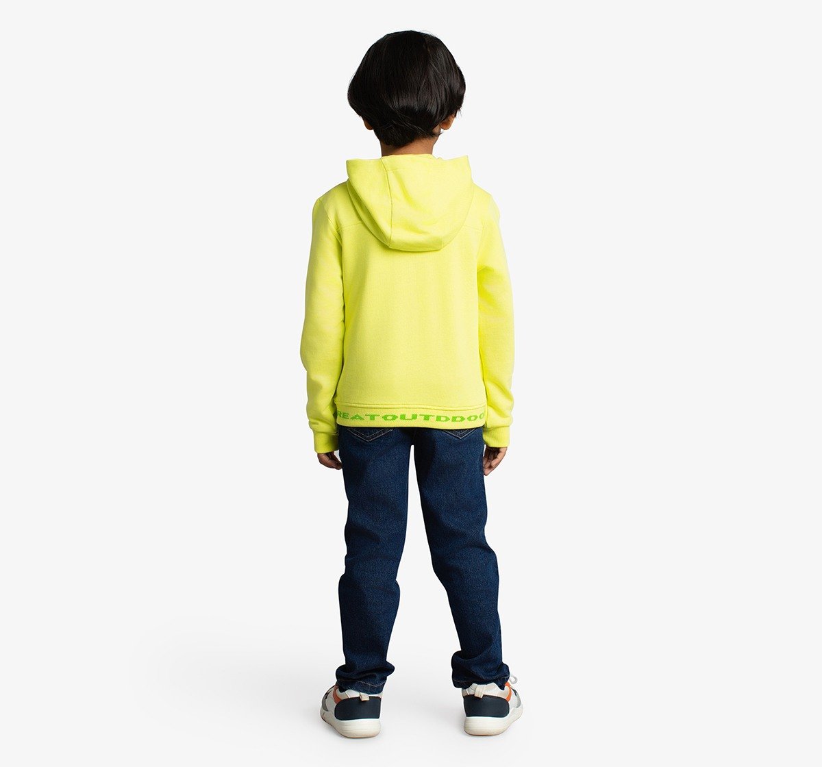 Boys Printed Hooded Jacket
