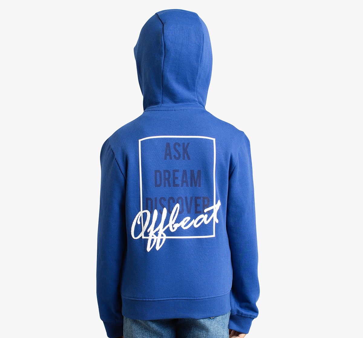 Boys Back Printed Hooded Jacket