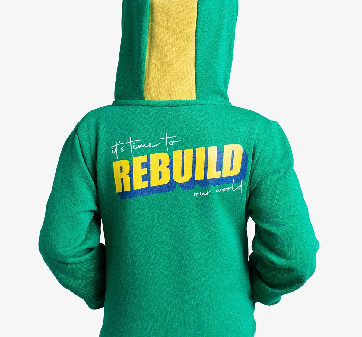 Ed-A-Mamma Boys Knit Printed Hooded Jacket - Green