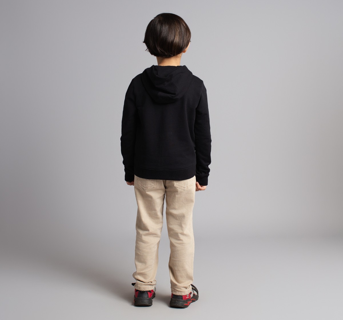 Boys Printed Knit Hooded Jacket