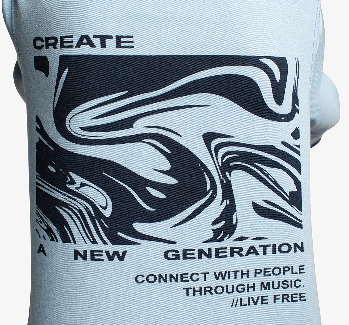 Boys Back Print Hooded Shacket