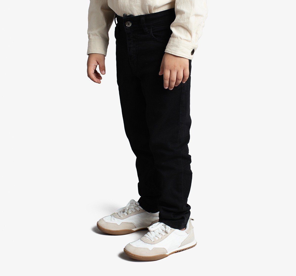 Ed-A-Mamma Boys Washed Straight Fit Denim - Black