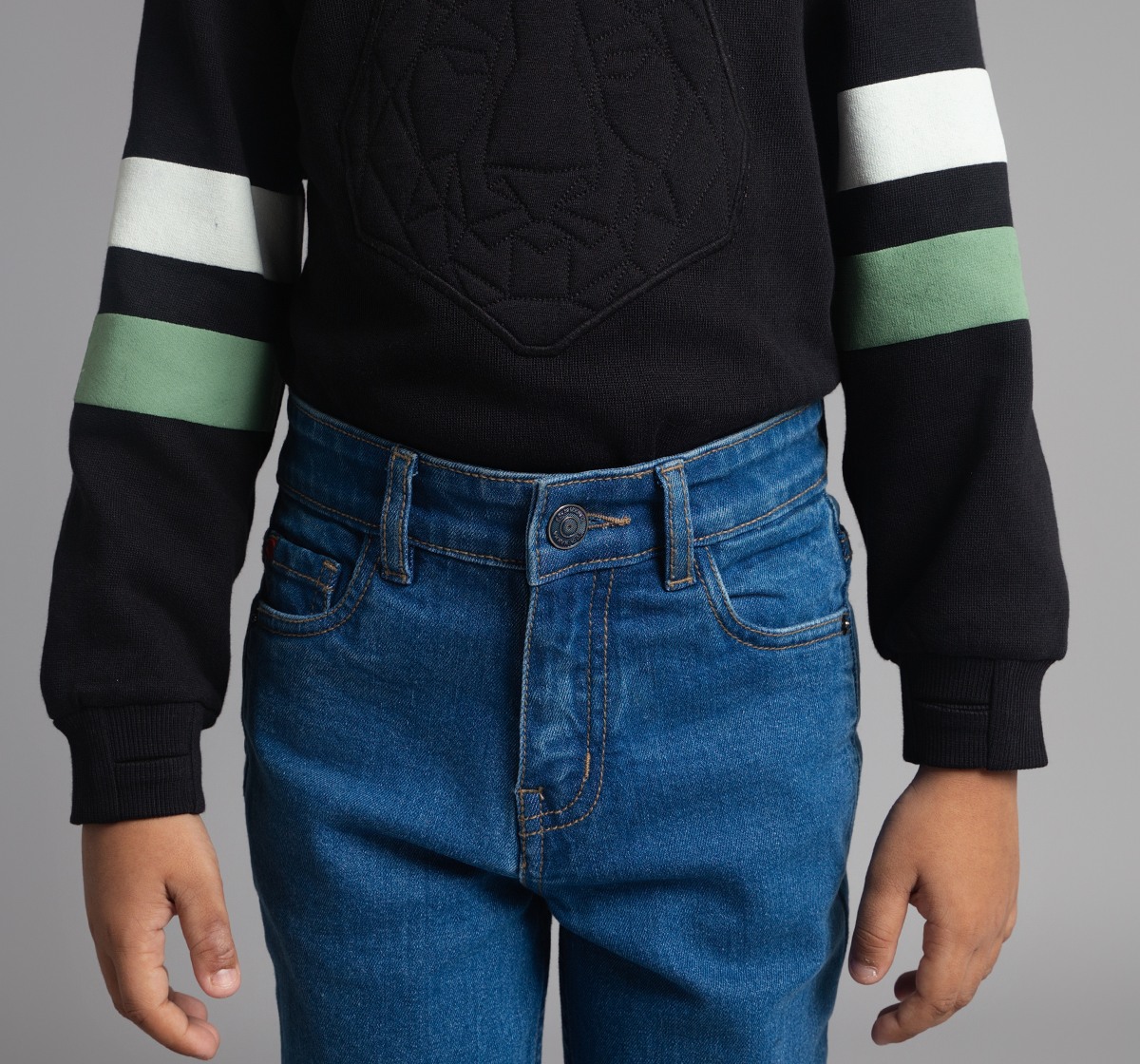 Boys Indigo Washed Denim