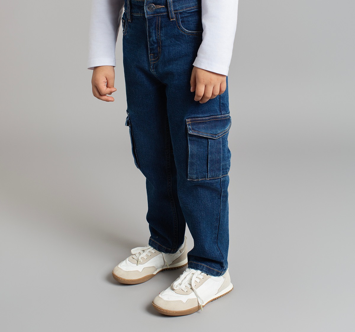 Boys Cargo Denim