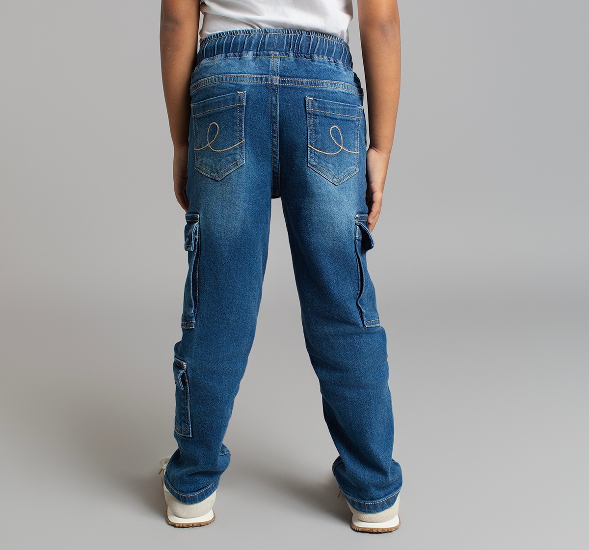 Boys Cargo Style Denim