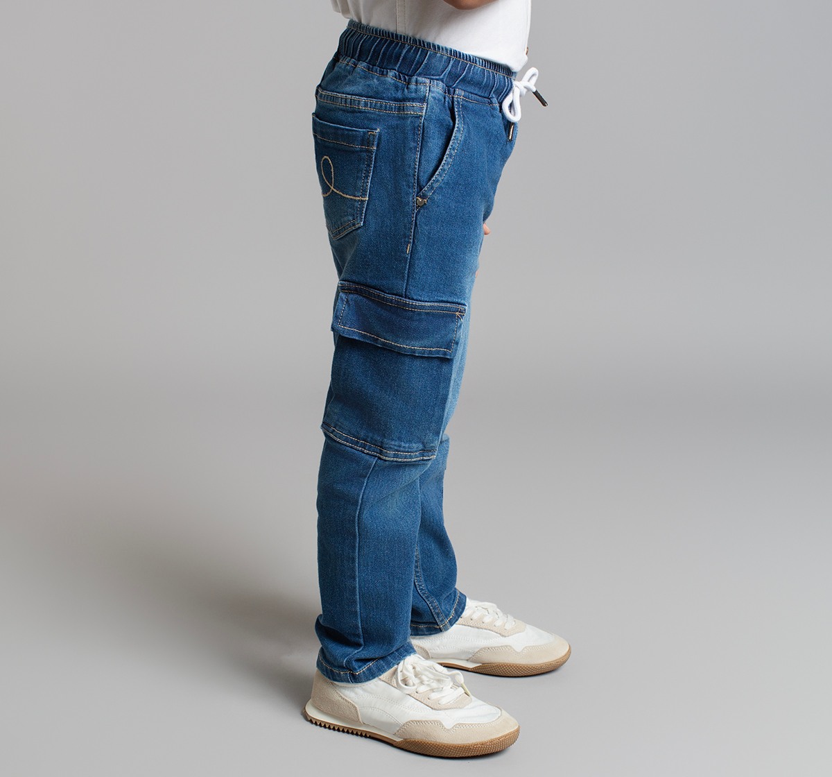 Boys Cargo Style Denim