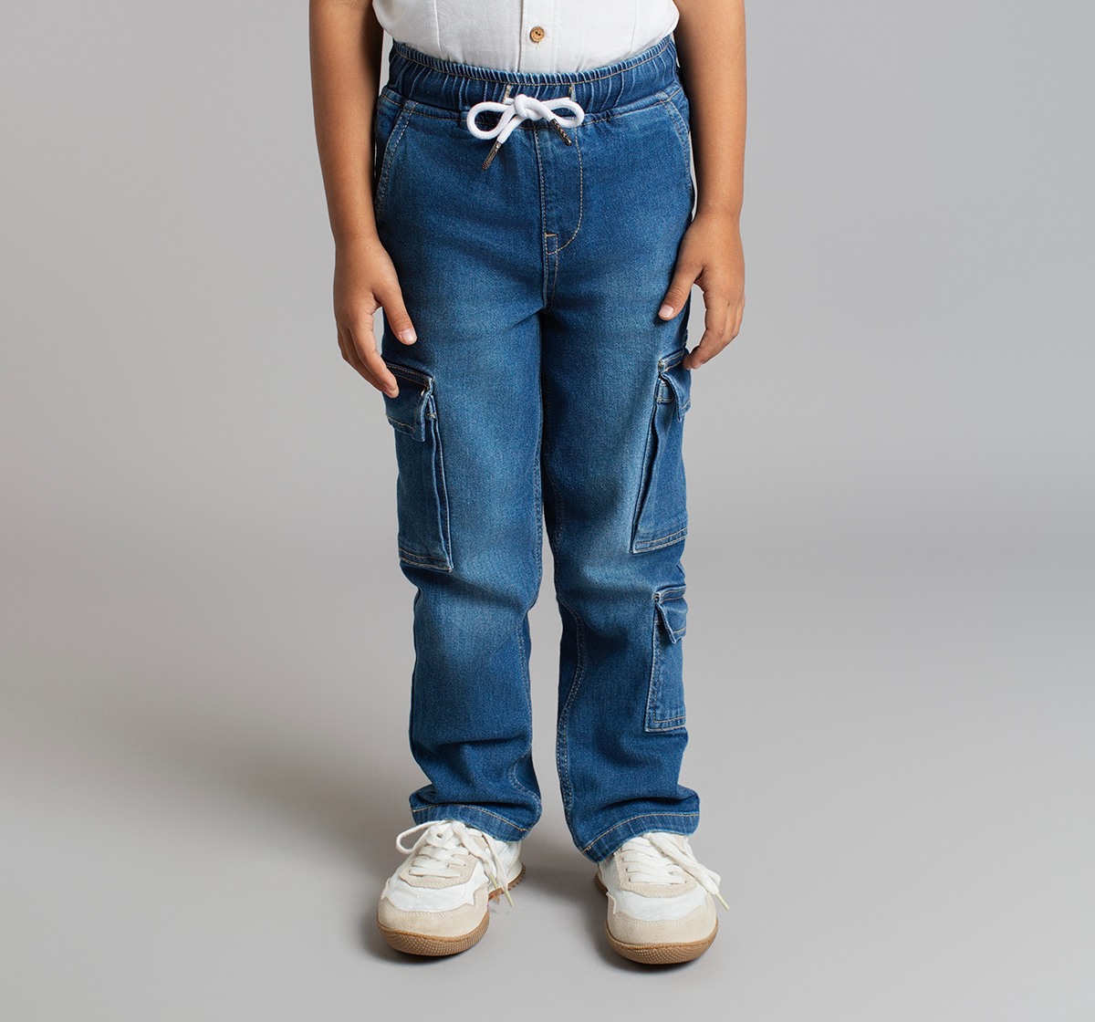 Boys Cargo Style Denim