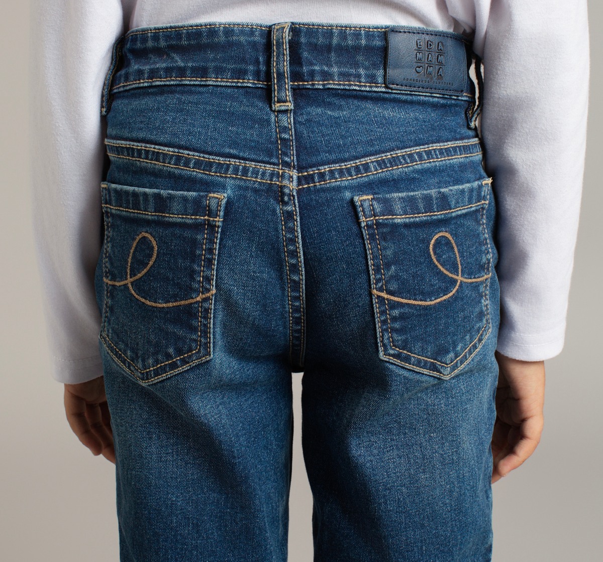 Boys  Indigo Denim With Ripping