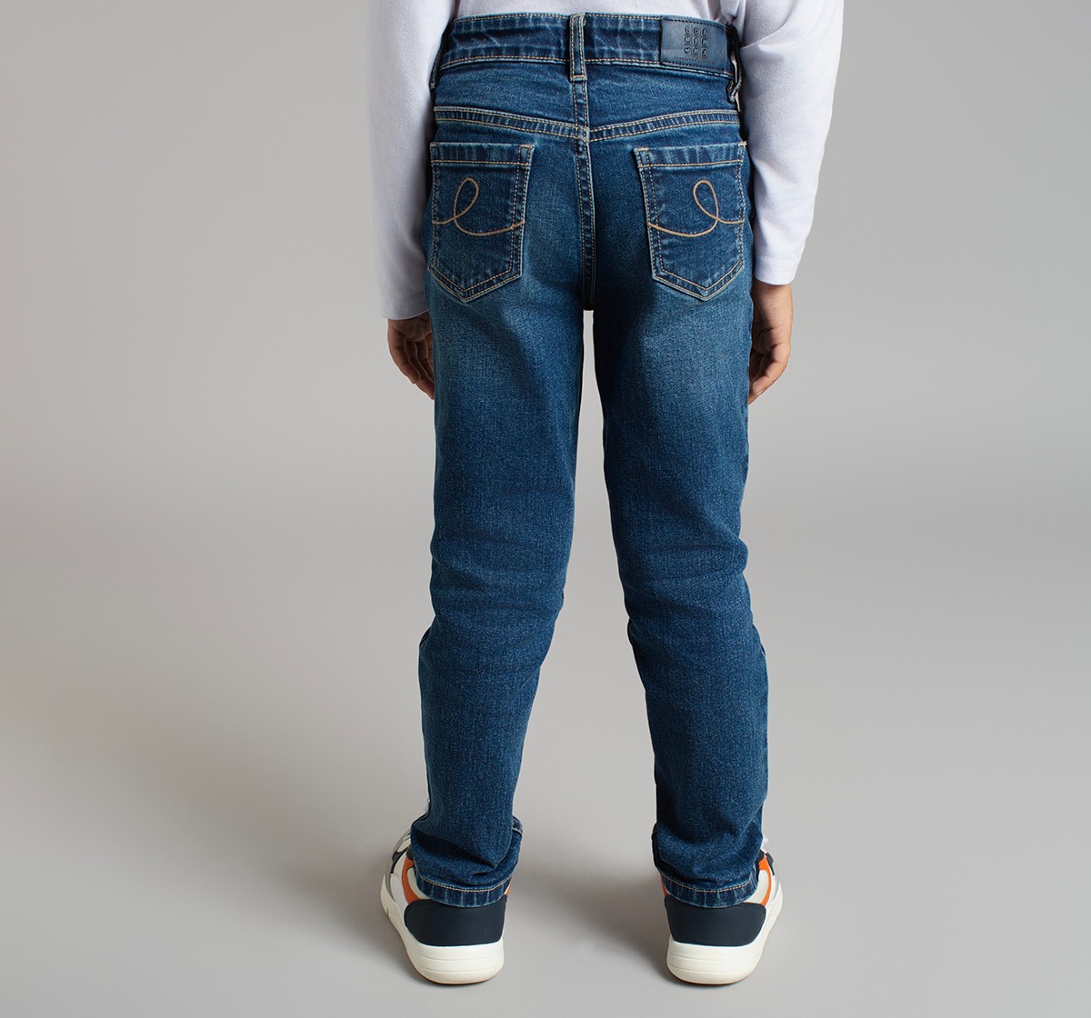 Boys  Indigo Denim With Ripping