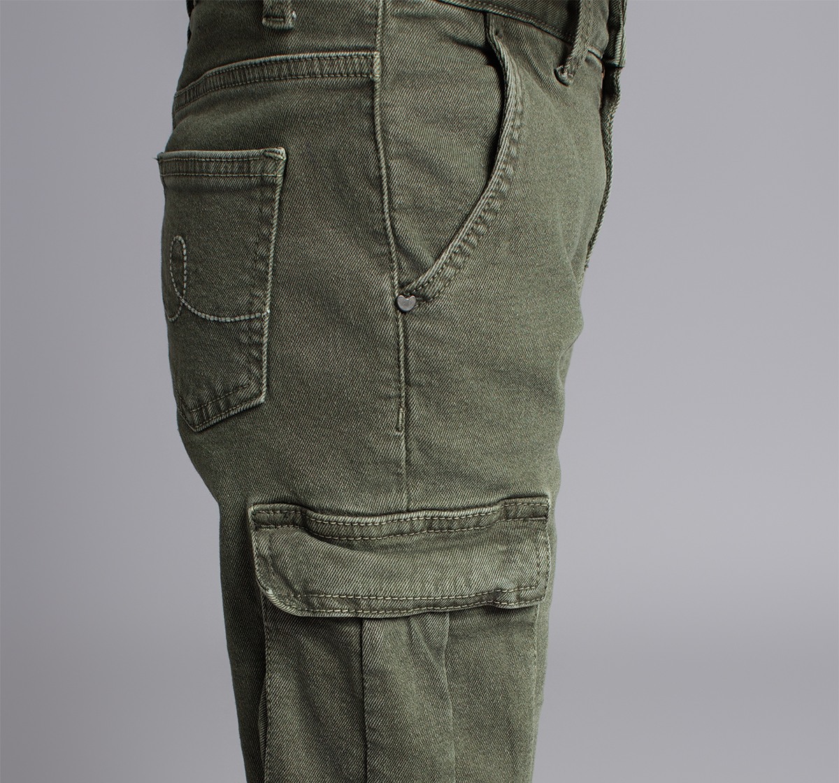 Boys Cargo Styled Colored Denim