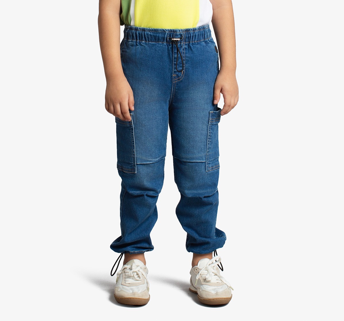 Ed-A-Mamma Boys Jogger Fit Denim Jeans - Indigo