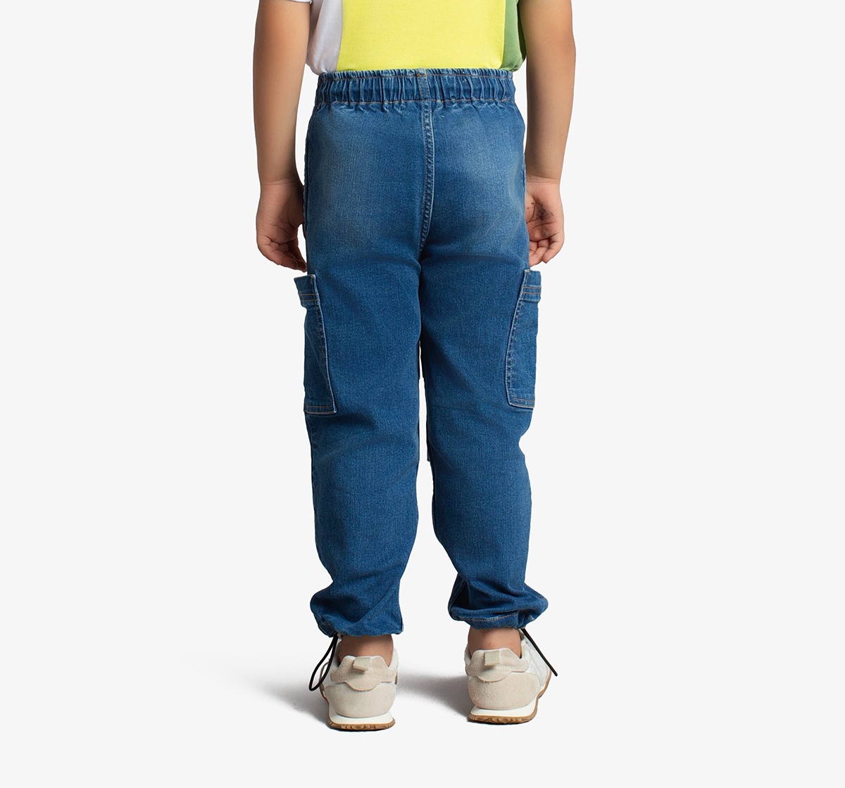 Ed-A-Mamma Boys Jogger Fit Denim Jeans - Indigo