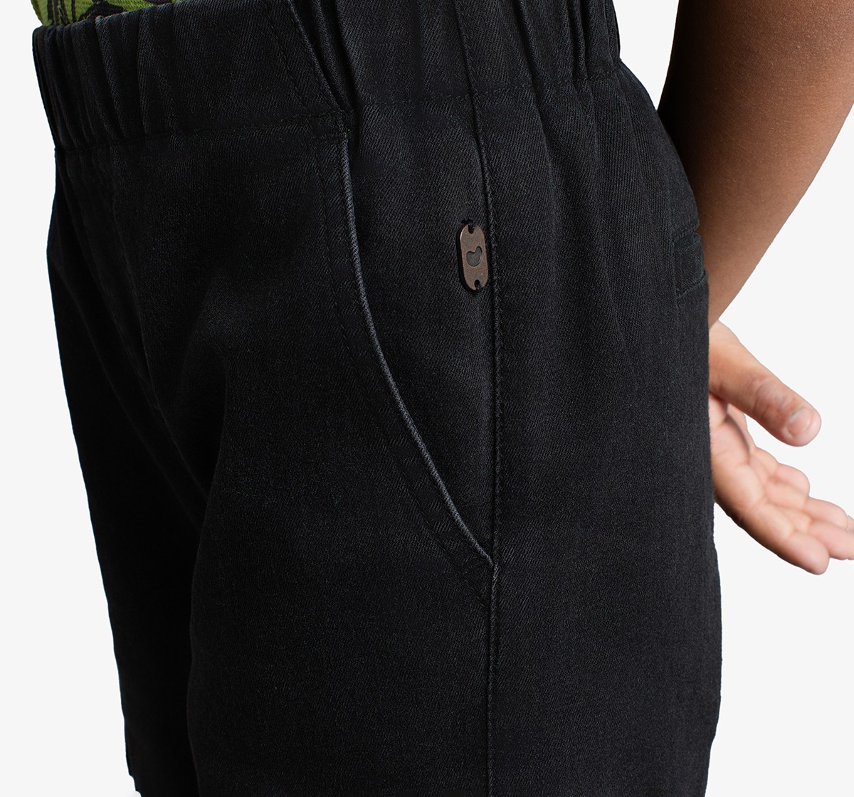 Ed-A-Mamma Boys Cargo Style Denim Jeans - Black