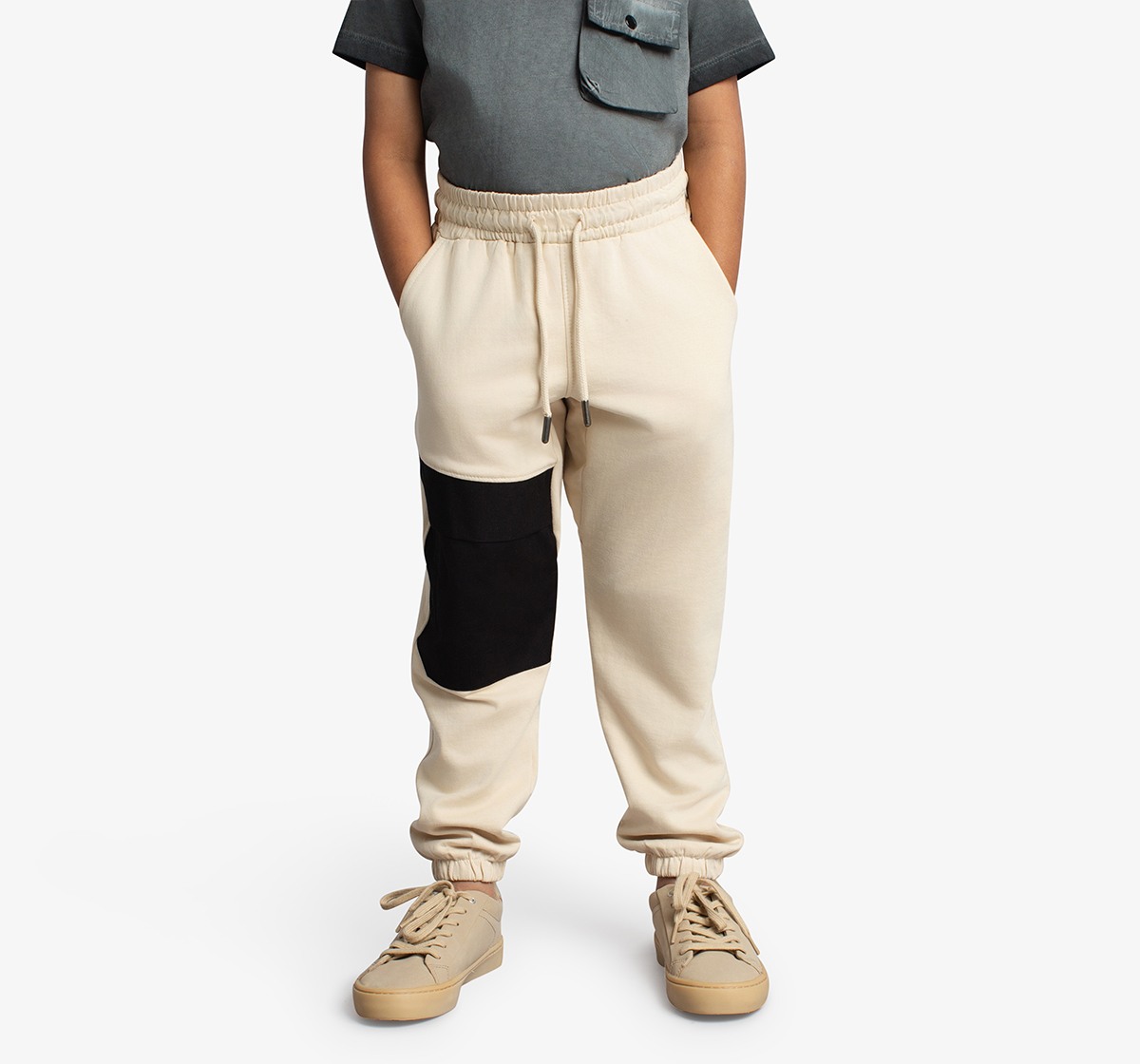 Ed-A-Mamma Boys Knitted Jogger - Beige