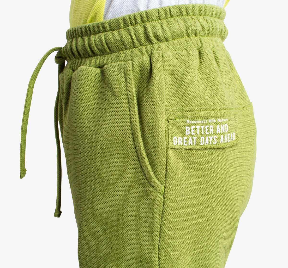 Ed-A-Mamma Boys Back Printed Applique Jogger - Olive