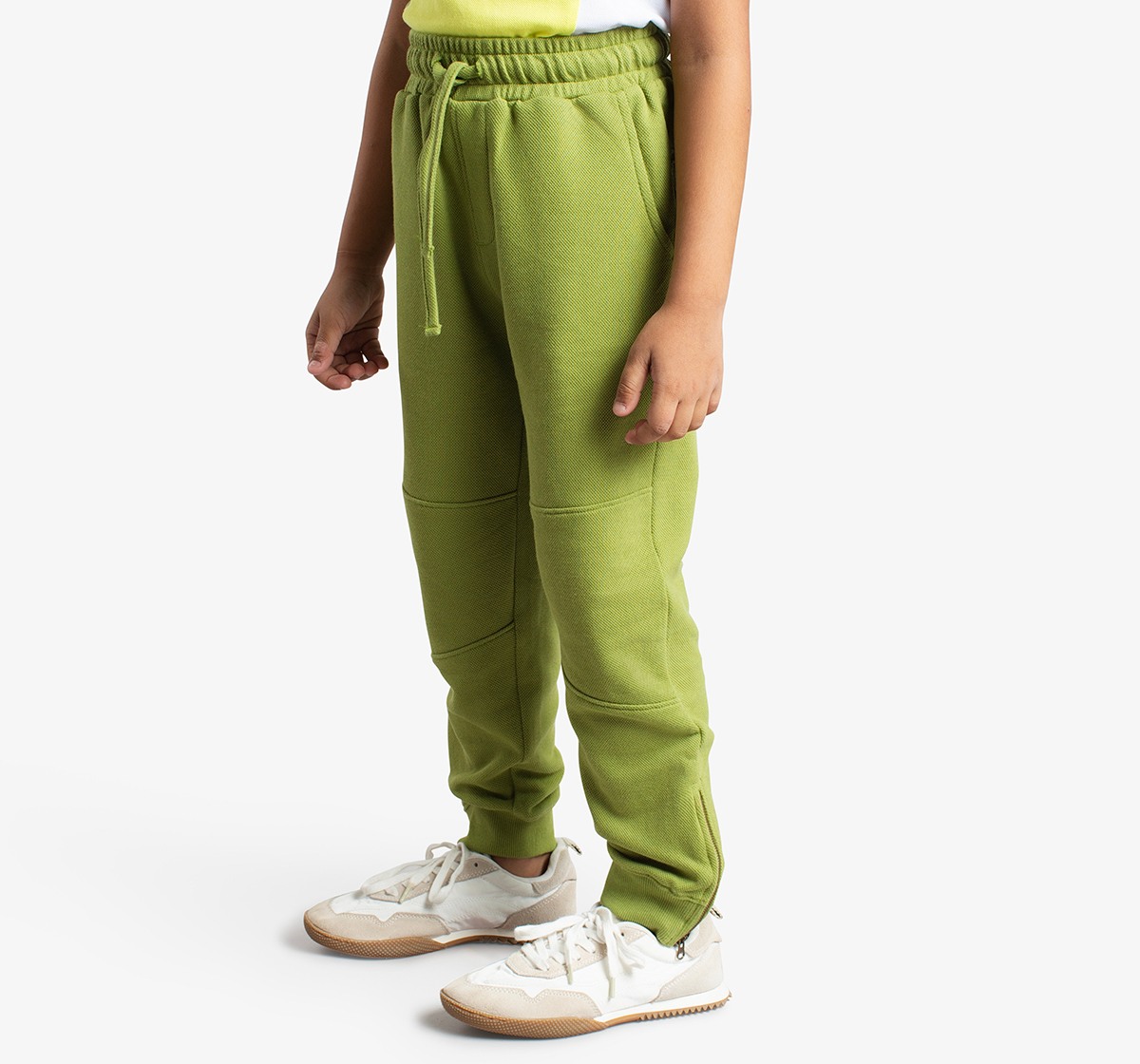 Ed-A-Mamma Boys Back Printed Applique Jogger - Olive