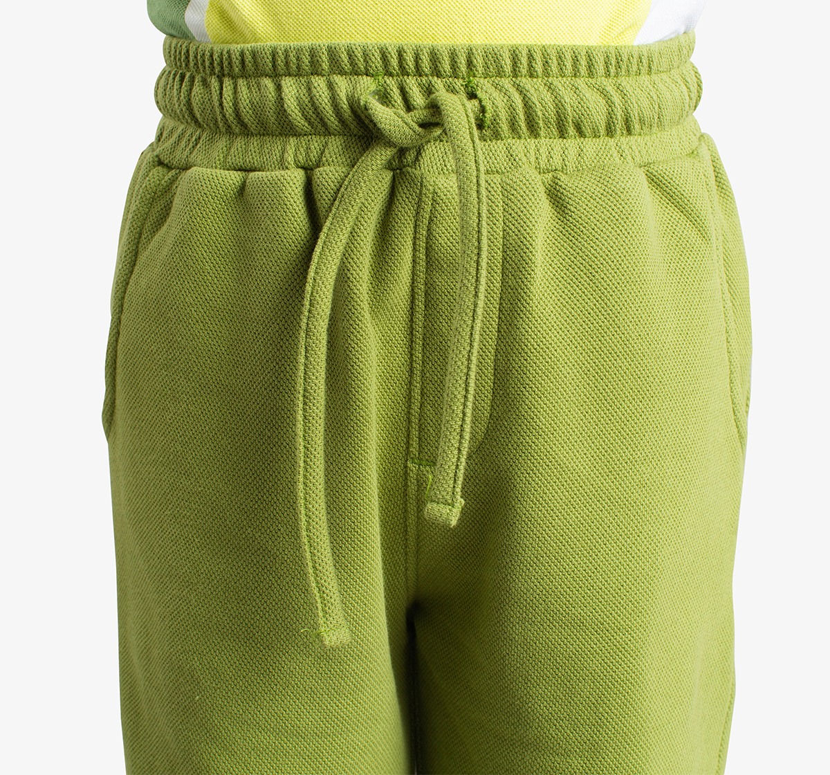 Ed-A-Mamma Boys Back Printed Applique Jogger - Olive