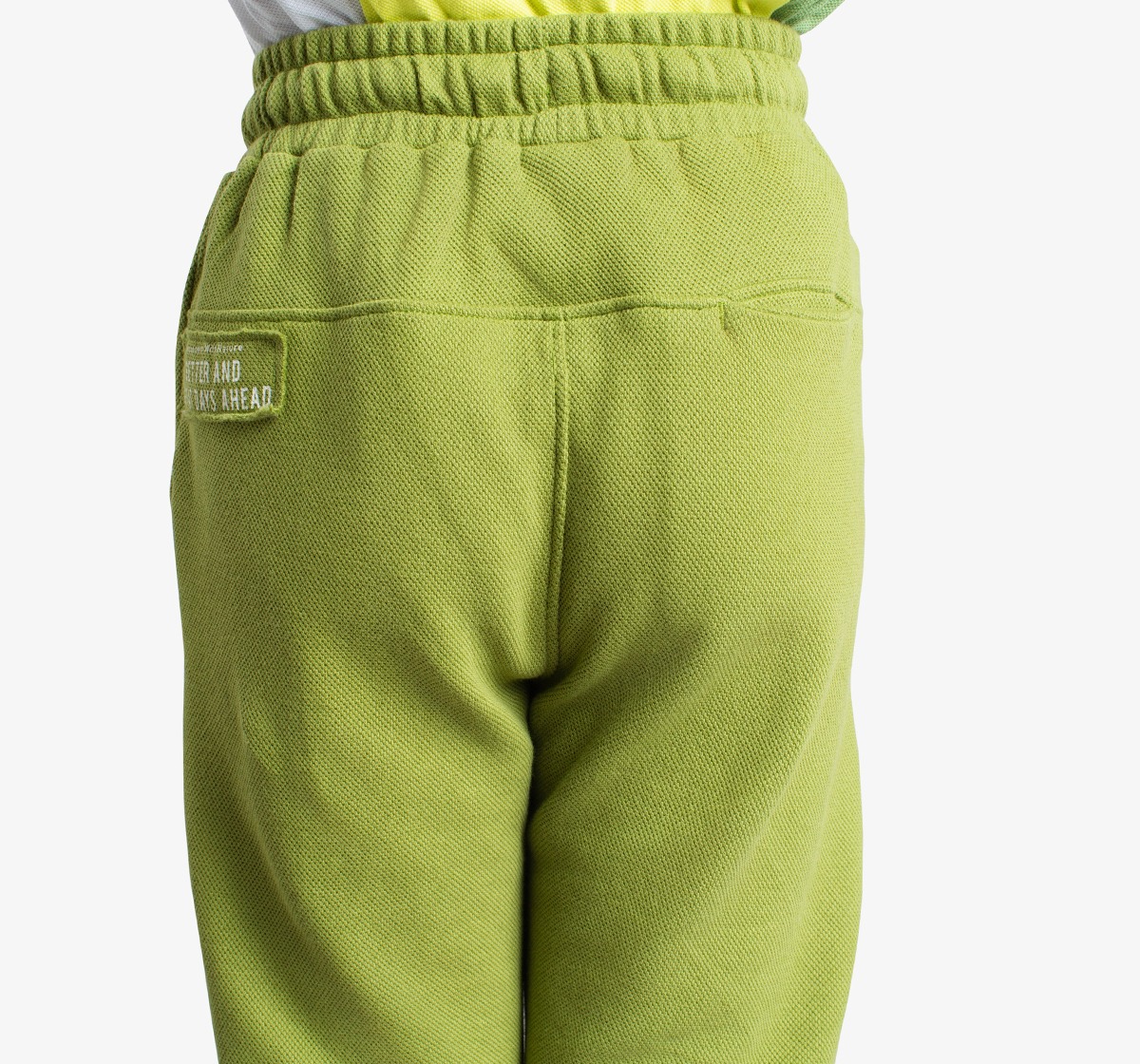 Ed-A-Mamma Boys Back Printed Applique Jogger - Olive