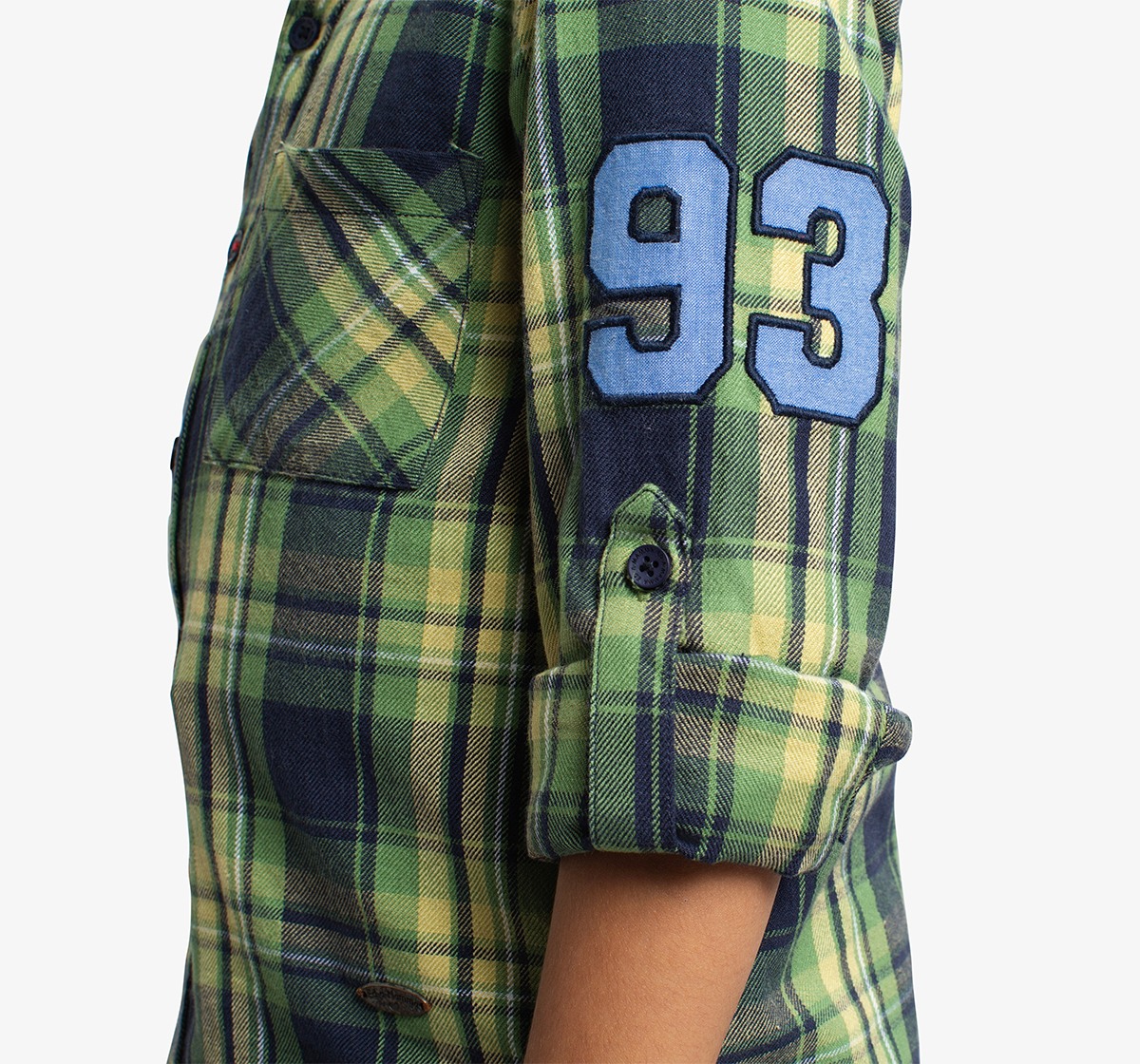 Boys Full Sleeves Checked Shirt