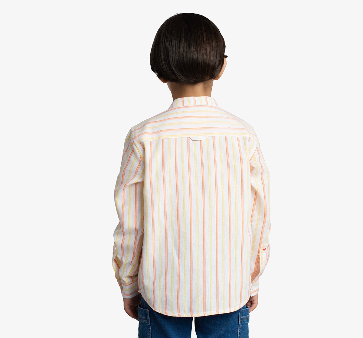Boys Full Sleeves Striped Shirt