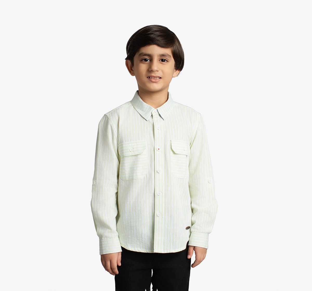 Boys Full Sleeves Checked Shirt