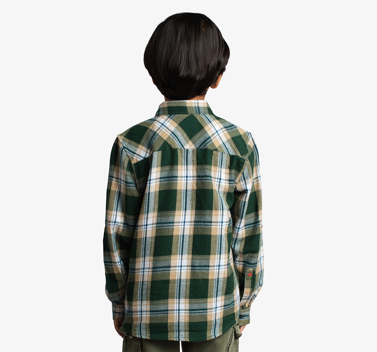 Boys Checked Shirt With Applique