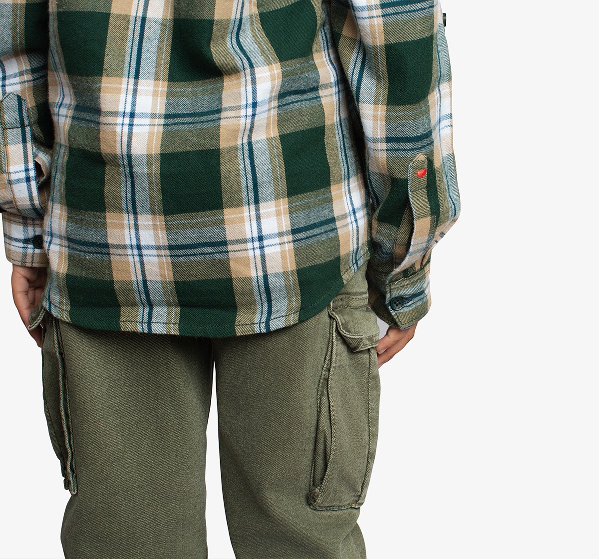 Boys Checked Shirt With Applique