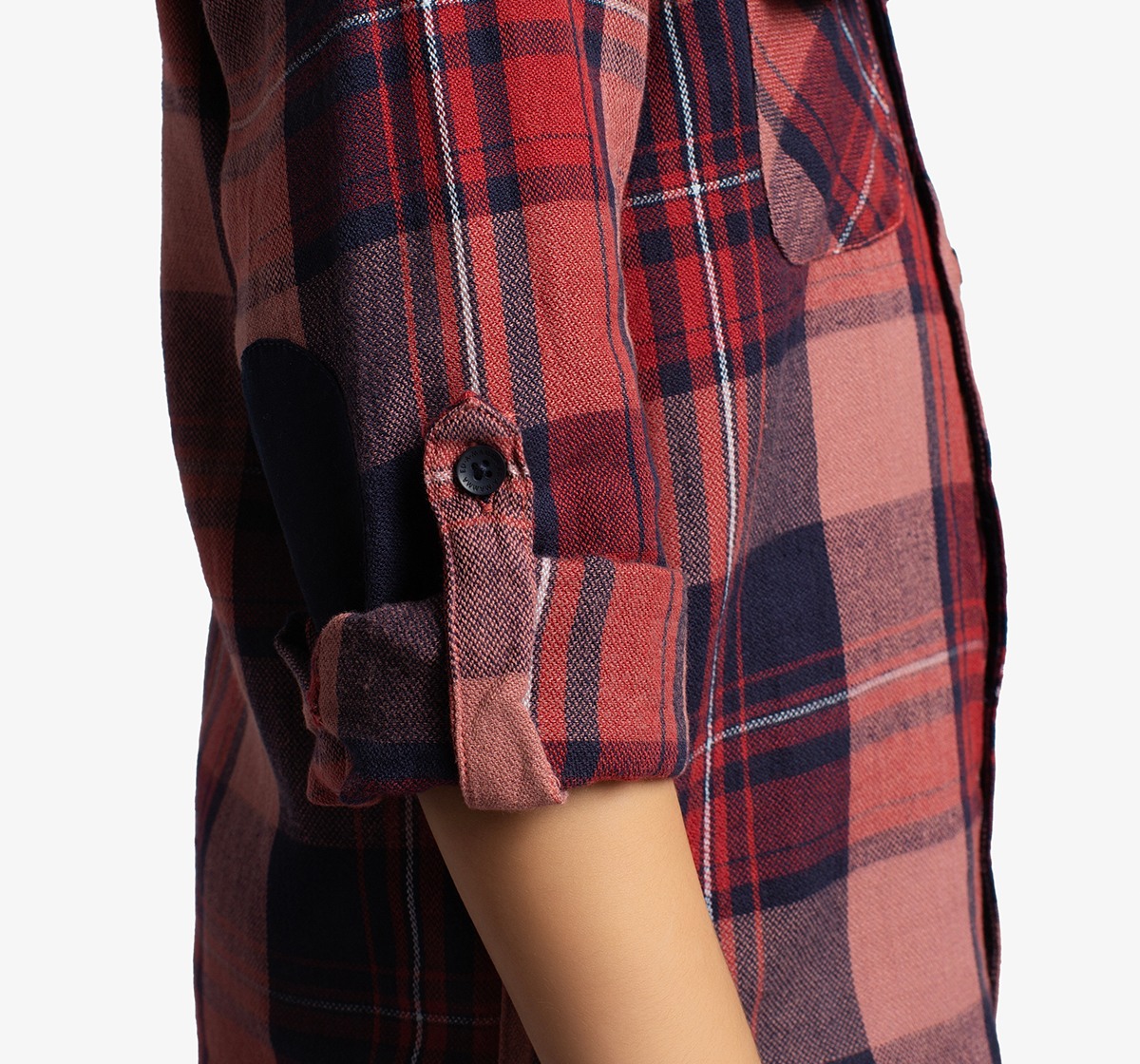 Boys Checked Shirt With Embroidery