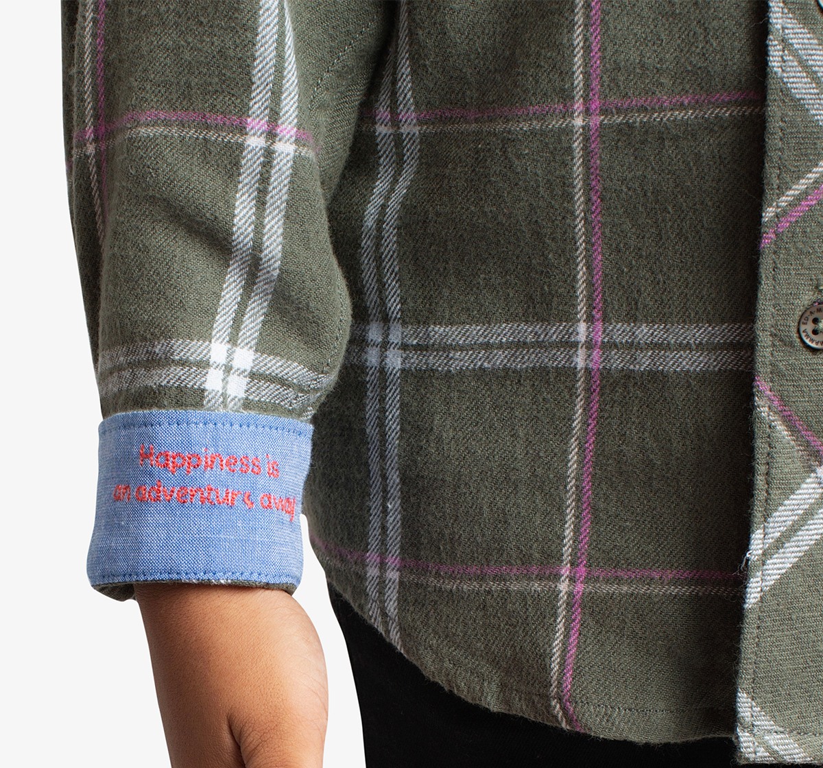 Boys Full Sleeves Checked Shirt