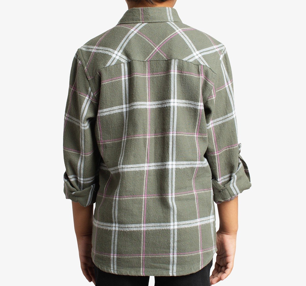 Boys Full Sleeves Checked Shirt