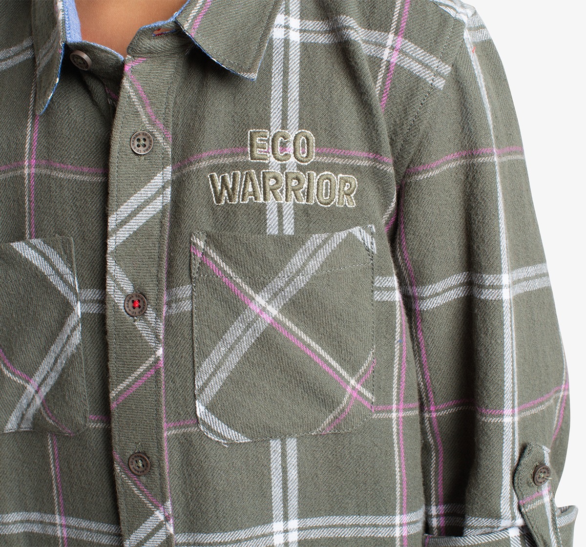 Boys Full Sleeves Checked Shirt