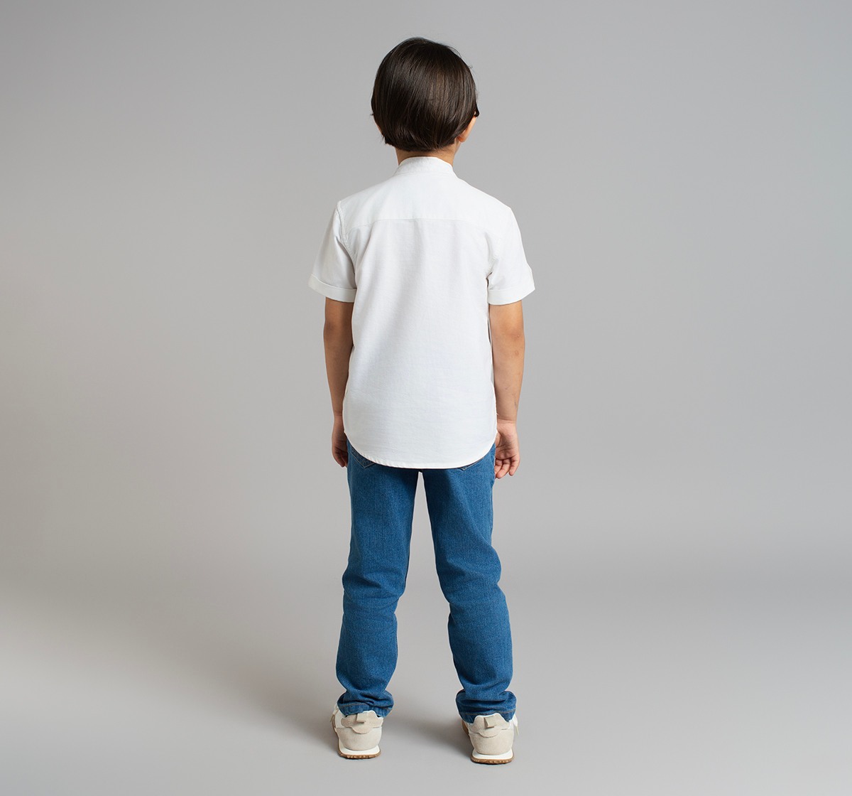 Boys Half Sleeves Solid Shirt