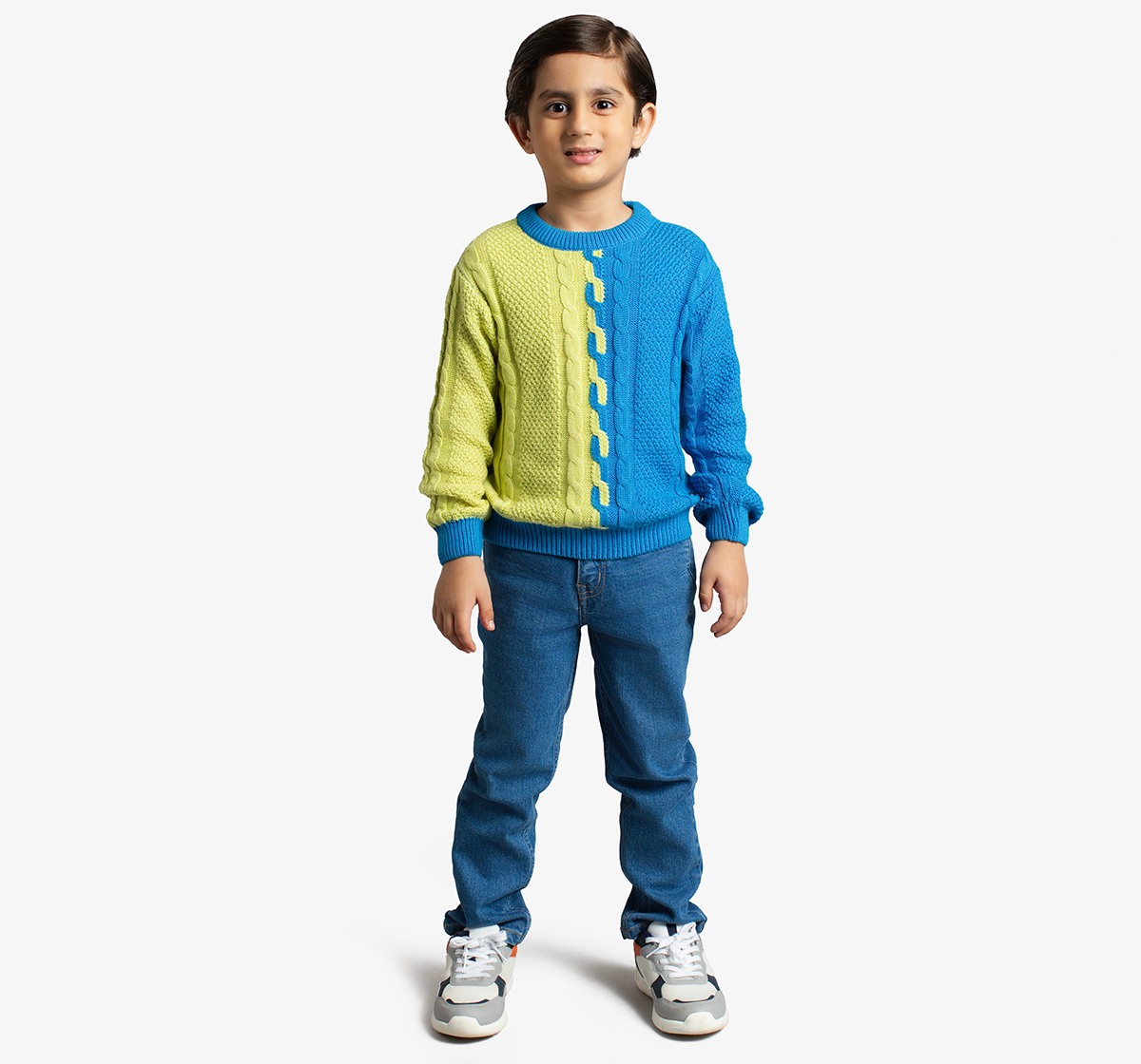 Boys Cable Knit Sweater