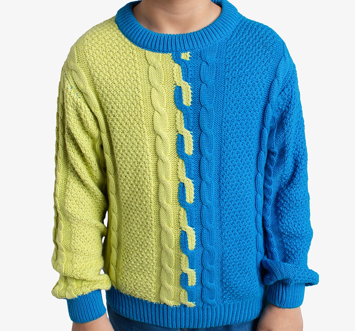 Boys Cable Knit Sweater