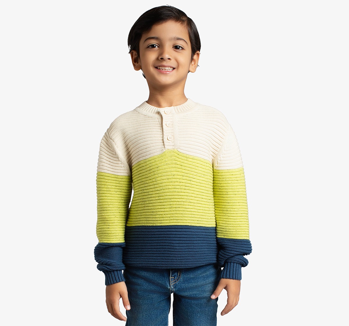Boys Colorblock Sweater