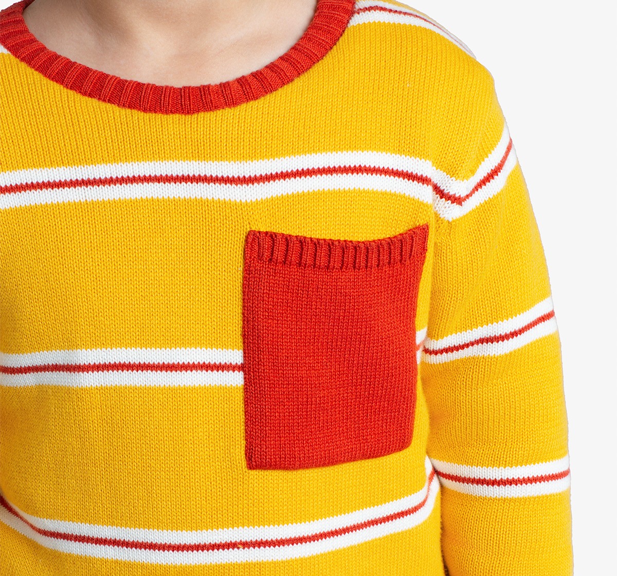 Boys Striper Sweatshirt With Binnie