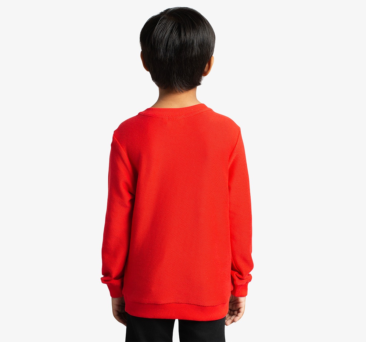 Boys Crew Neck Printed Sweatshirt