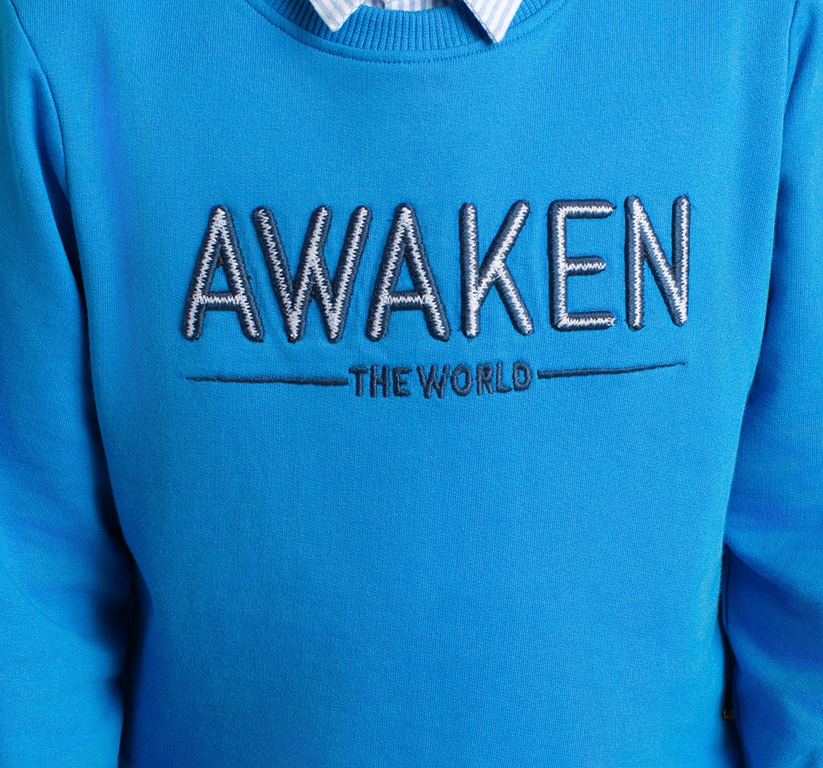 Boys Sweatshirt With Collar
