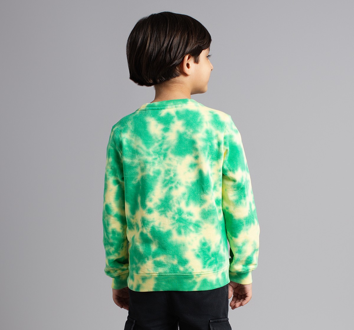 Ed-A-Mamma Boys Tie Dye Sweatshirt - Green