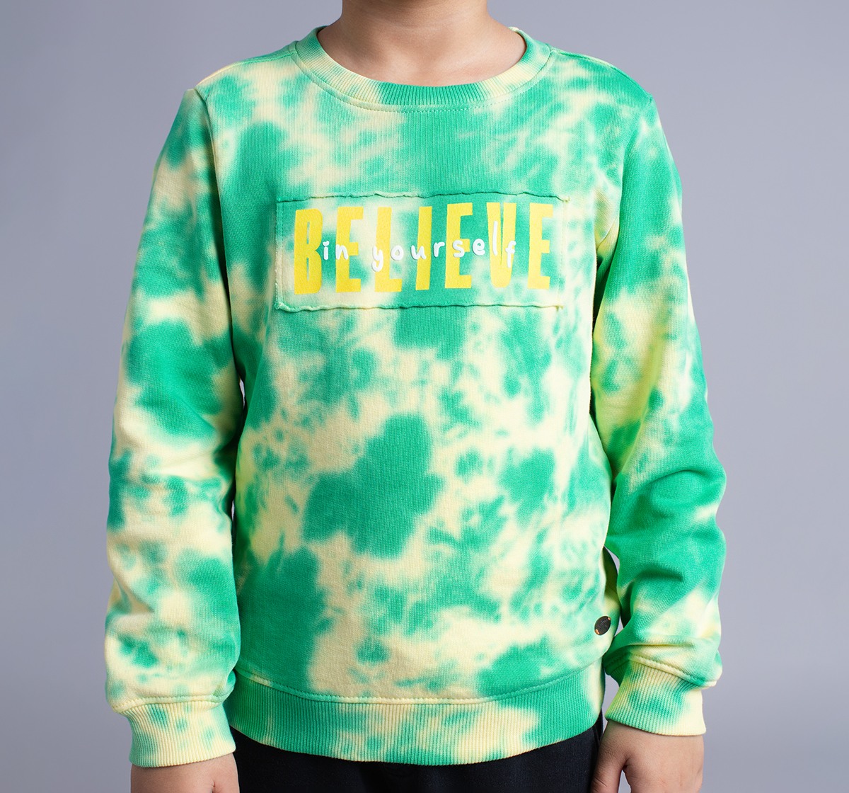 Ed-A-Mamma Boys Tie Dye Sweatshirt - Green