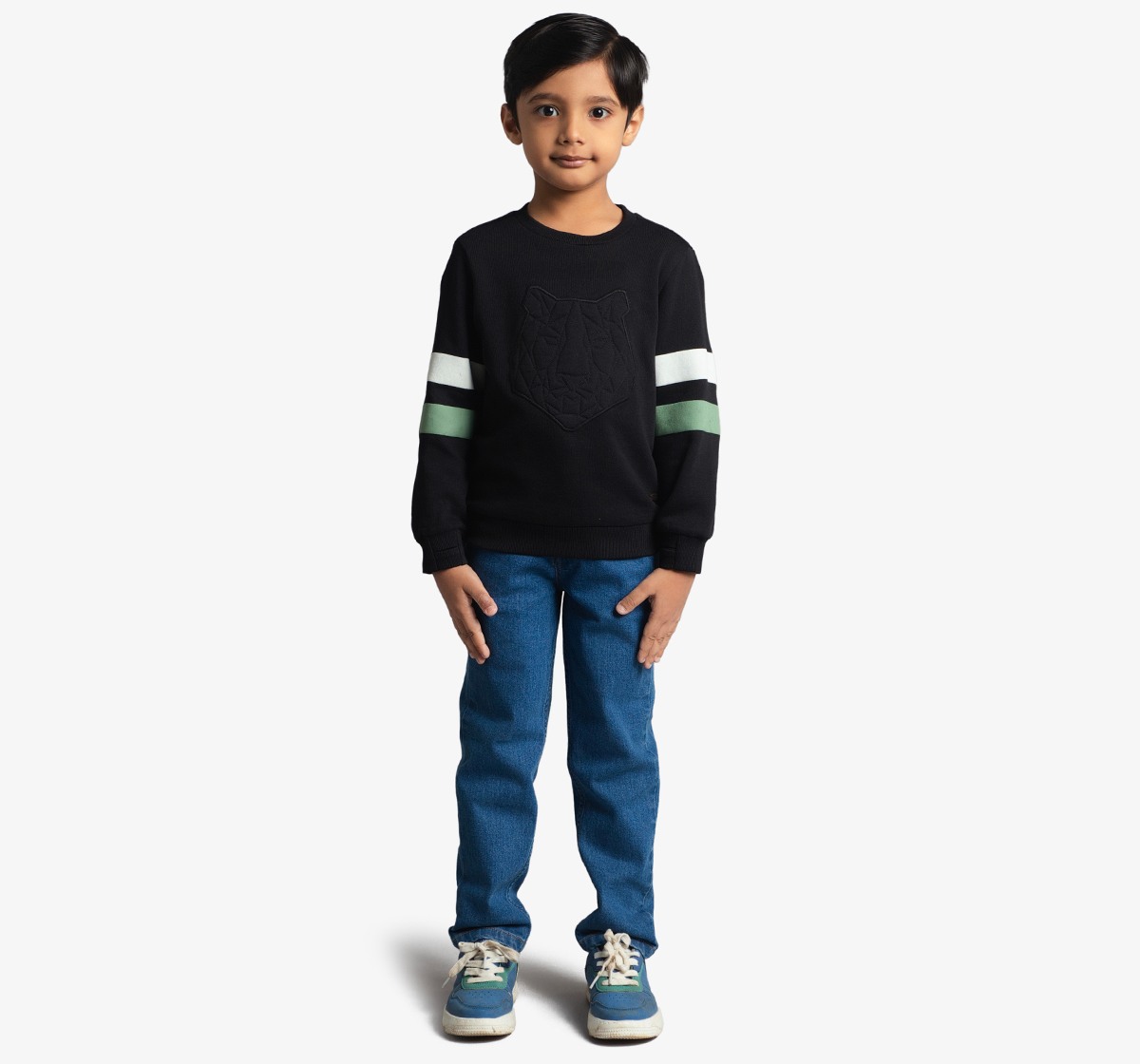 Boys Embroidered Sweatshirt